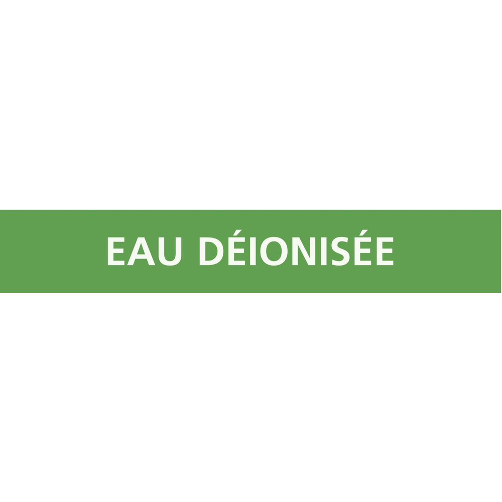 PANNEAU EAU DÉIONISÉE 156X26MM (20 ADHESIFS POUR TUYAUTERIE) TALIAPLAST - 732155