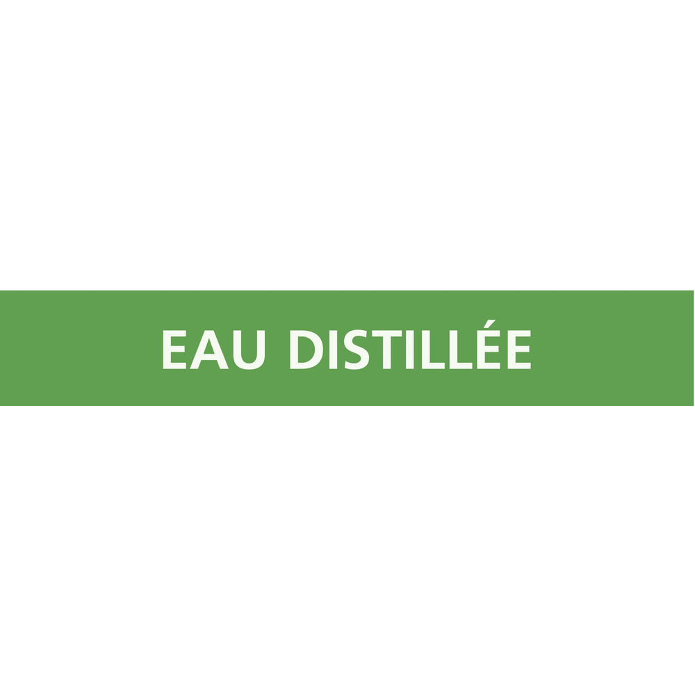 PANNEAU EAU DISTILLÉE 156X26MM (20 ADHESIFS POUR TUYAUTERIE) TALIAPLAST - 732159