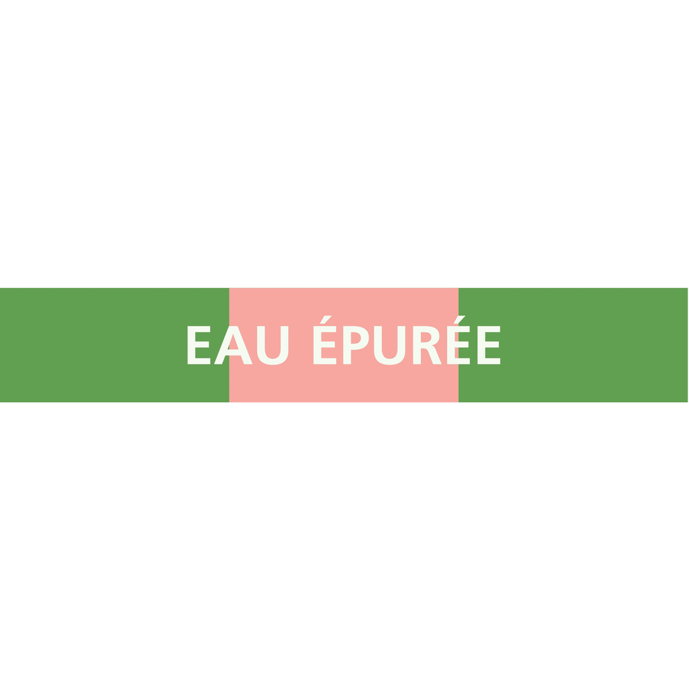 PANNEAU EAU ÉPURÉE 156X26MM (20 ADHESIFS POUR TUYAUTERIE) TALIAPLAST - 732162
