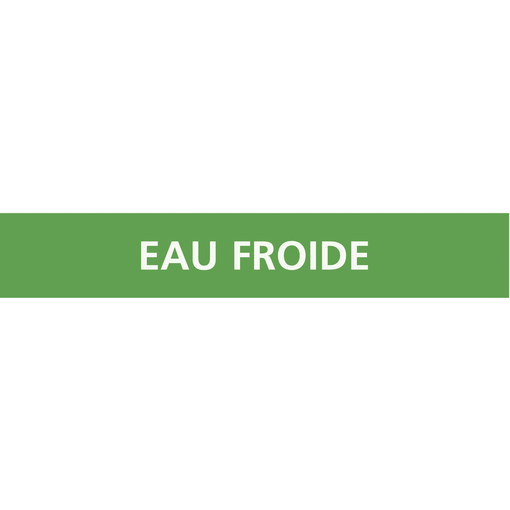 PANNEAU EAU FROIDE 156X26MM (20 ADHESIFS POUR TUYAUTERIE) TALIAPLAST - 732165
