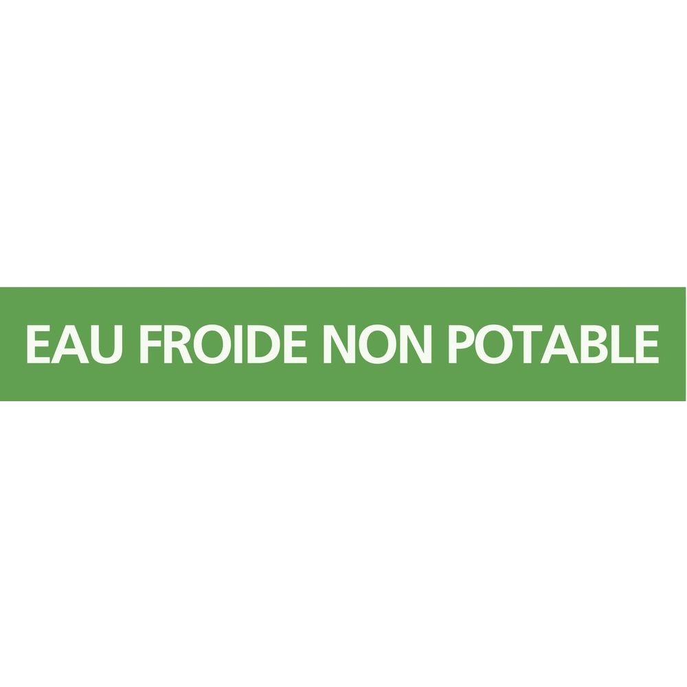 EAU FROIDE NON POTABLE 156x26mm (20 ADHES. TUYAUTERIE) TALIAPLAST - 732168