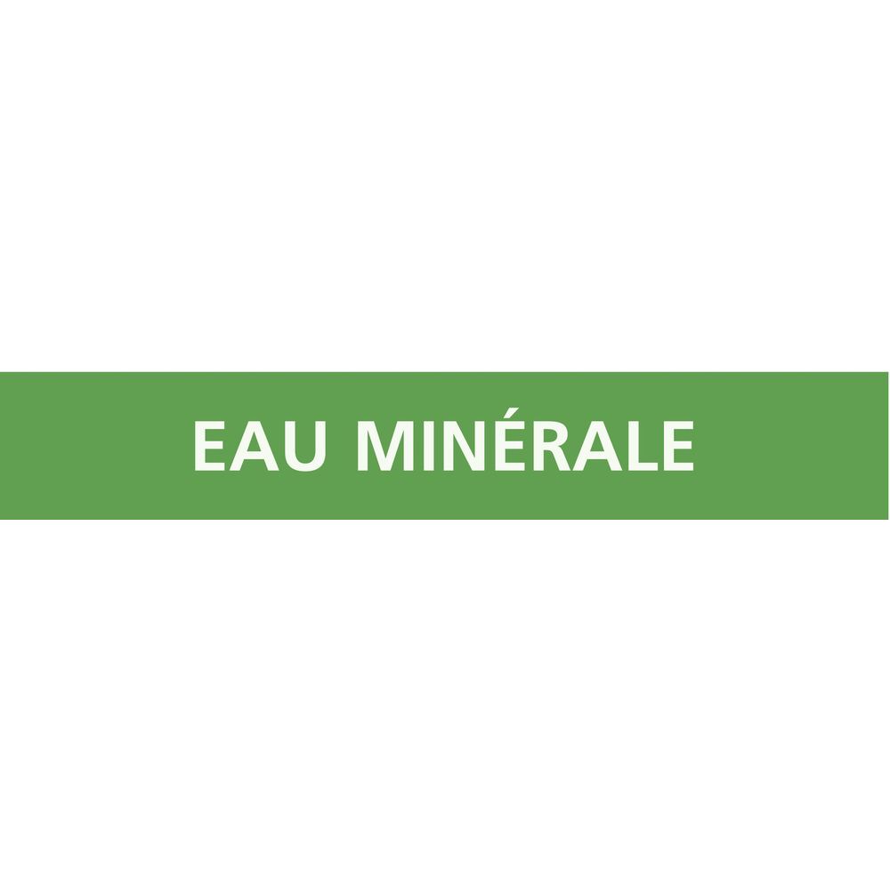 PANNEAU EAU MINÉRALE 156X26MM (20 ADHESIFS POUR TUYAUTERIE) TALIAPLAST - 732181