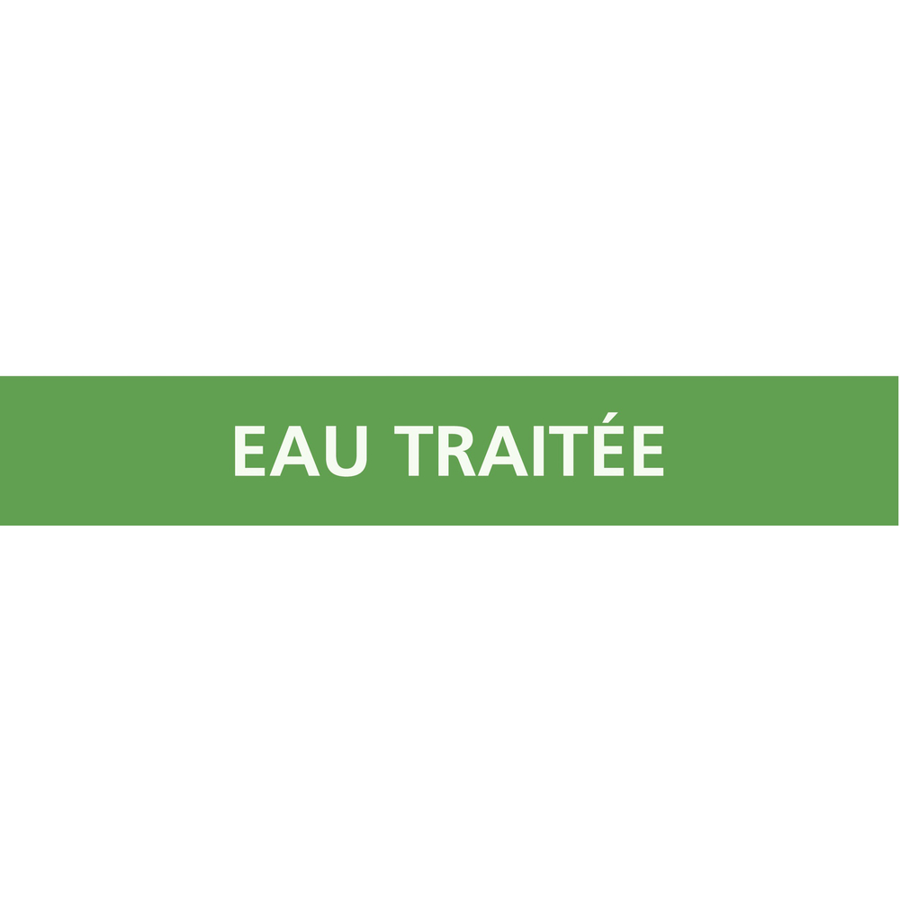 Eau traitée 156x26mm (20 adhesifs pour tuyauterie) TALIAPLAST - 732198