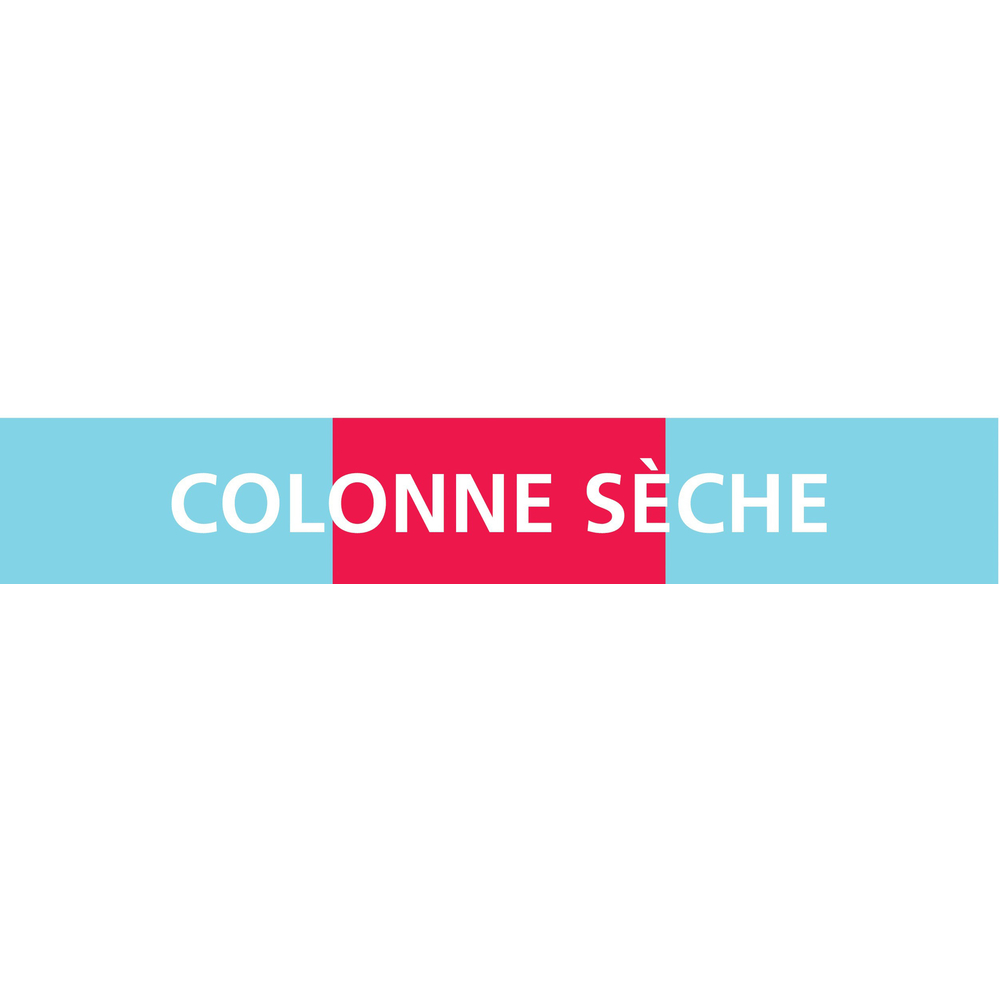 PANNEAU COLONNE SÈCHE 156X26MM (20 ADHESIFS POUR TUYAUTERIE) TALIAPLAST - 732335