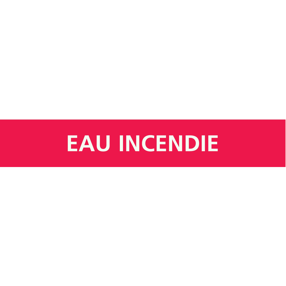 Eau incendie 156x26mm (20 adhesifs pour tuyauterie) TALIAPLAST - 732402