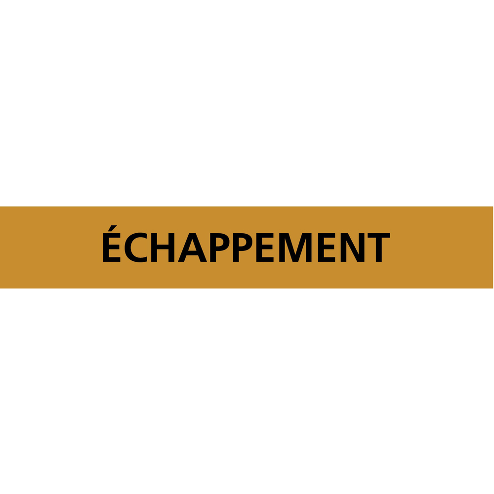 PANNEAU ÉCHAPPEMENT 156X26MM (20 ADHESIFS POUR TUYAUTERIE) TALIAPLAST - 732518