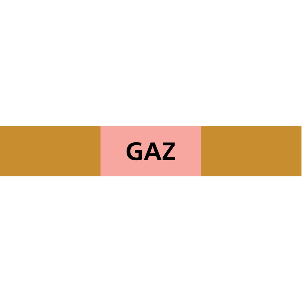 PANNEAU GAZ 156X26MM (20 ADHESIFS POUR TUYAUTERIE) TALIAPLAST - 732521