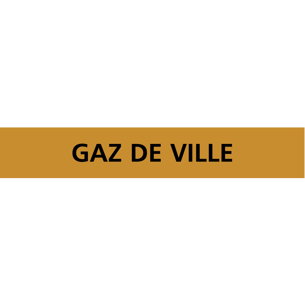 PANNEAU GAZ DE VILLE 156X26MM (20 ADHESIFS POUR TUYAUTERIE) TALIAPLAST - 732525