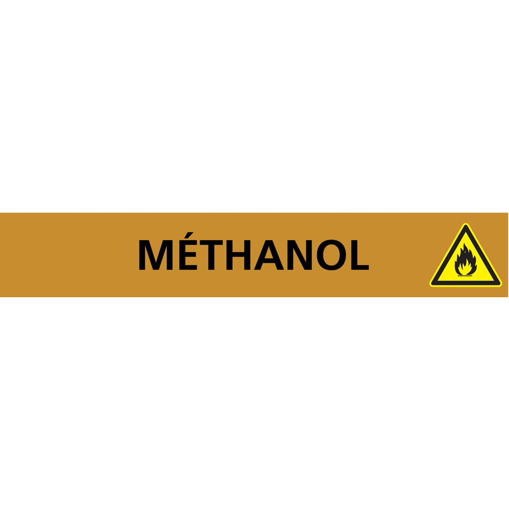 PANNEAU MÉTHANOL 156X26MM (20 ADHESIFS POUR TUYAUTERIE) TALIAPLAST - 732537