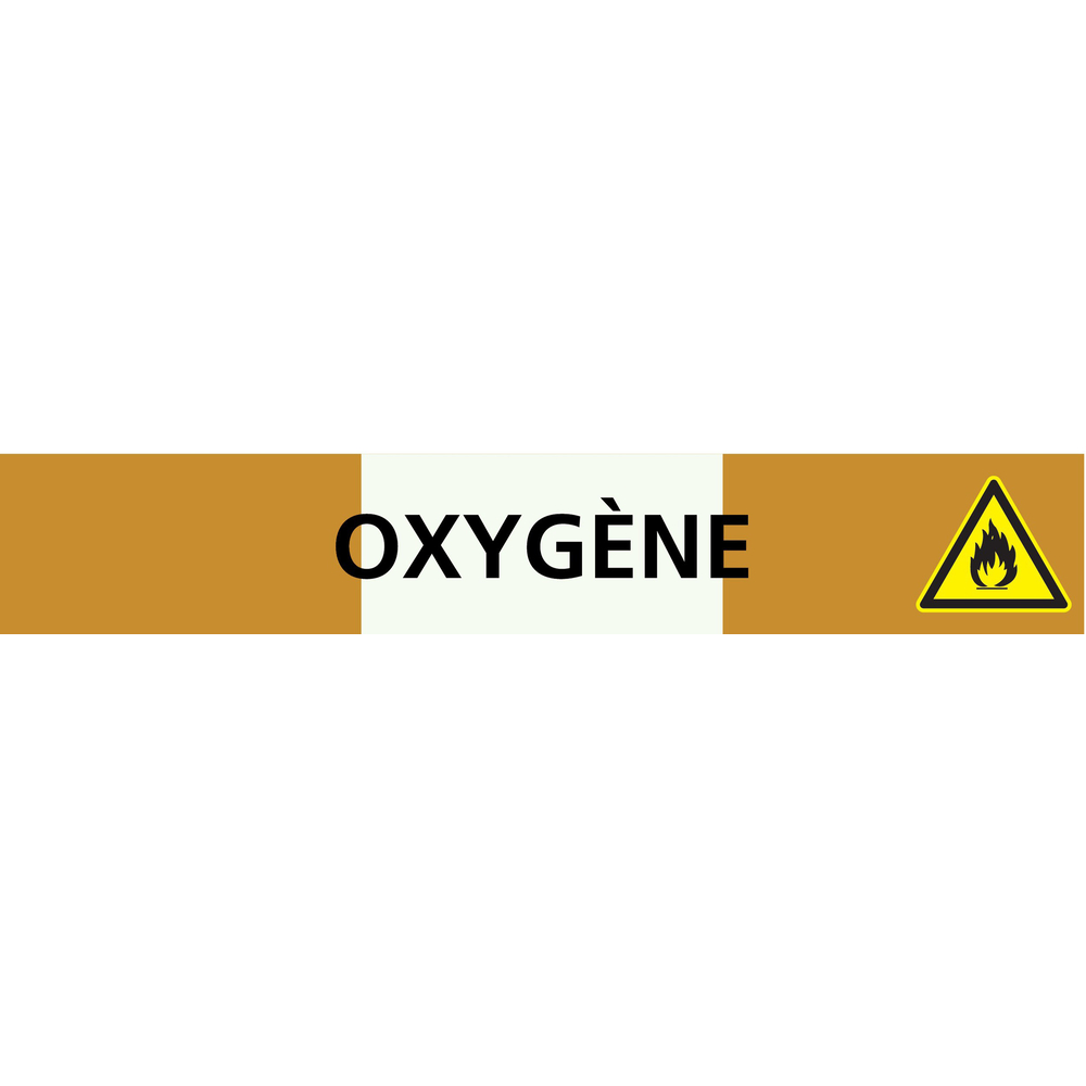 PANNEAU OXYGÈNE 156X26MM (20 ADHESIFS POUR TUYAUTERIE) TALIAPLAST - 732541