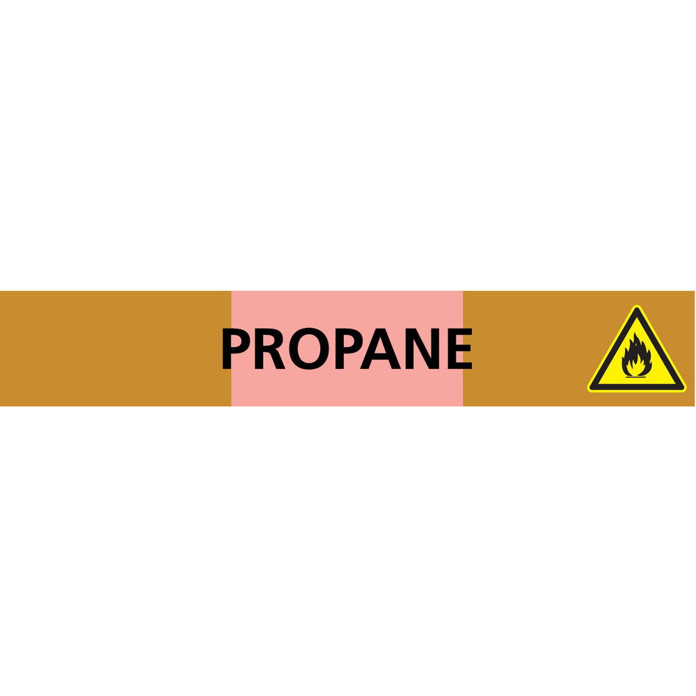 PANNEAU PROPANE 156X26MM (20 ADHESIFS POUR TUYAUTERIE) TALIAPLAST - 732543