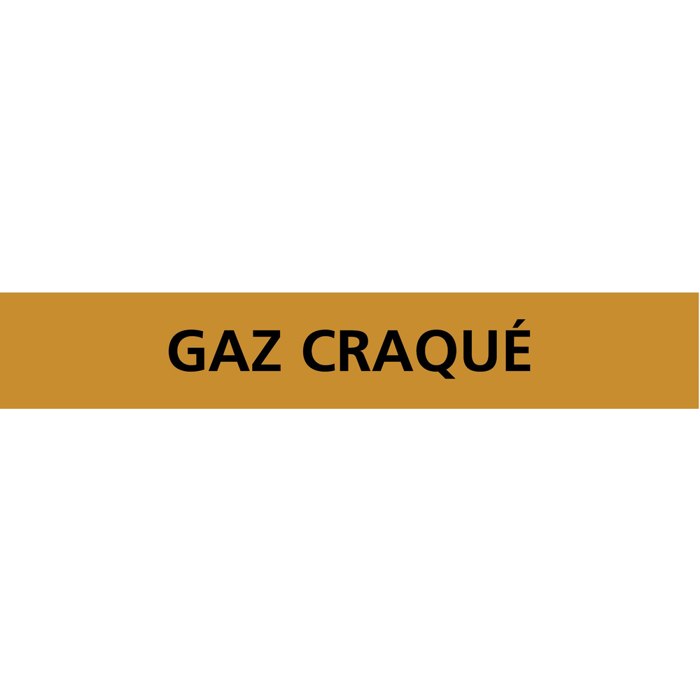 PANNEAU GAZ CRAQUÉ 156X26MM (20 ADHESIFS POUR TUYAUTERIE) TALIAPLAST - 732549