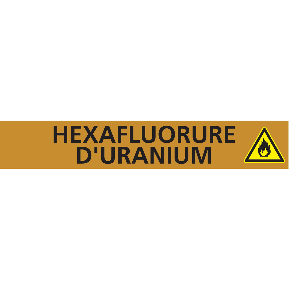 HEXAFLUORURE D'URANIUM 156x26mm (20 ADHES. TUYAUTERIE) TALIAPLAST - 732551