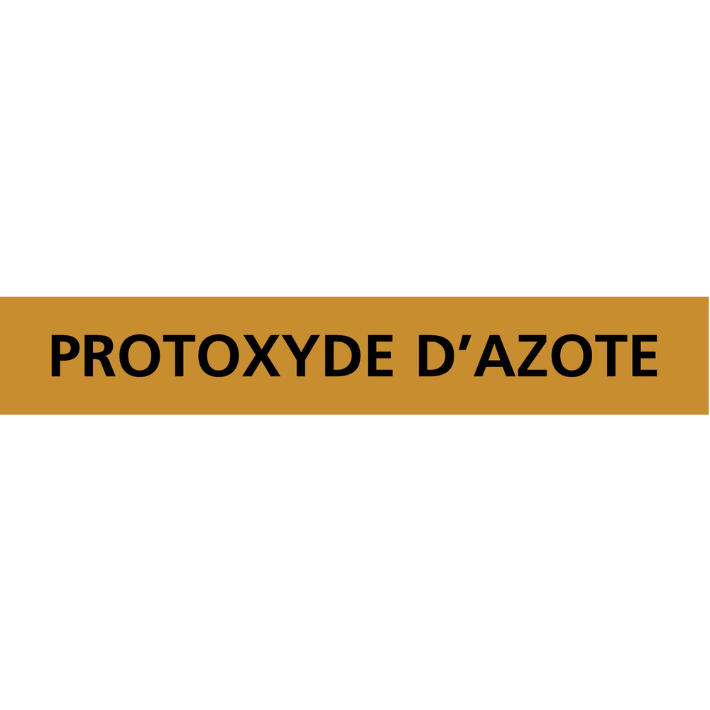 PANNEAU PROTOXYDE D'AZOTE 156X26MM (20 ADHESIFS TUYAUTERIE) TALIAPLAST - 732554