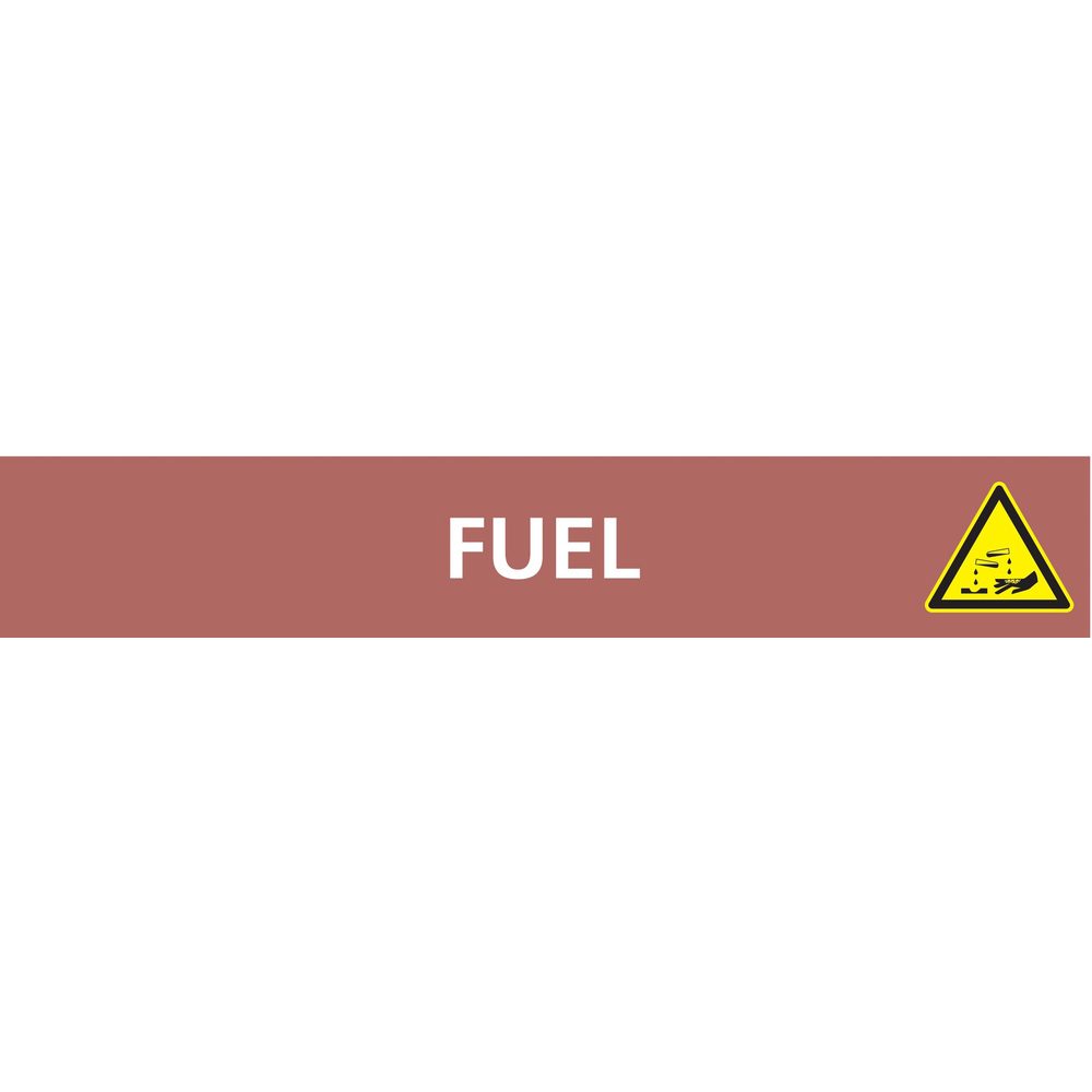 Fuel 156x26mm (20 adhesifs pour tuyauterie) TALIAPLAST - 732616