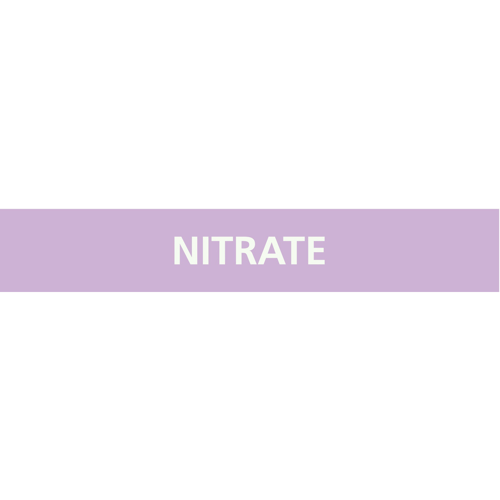 Signalétique de marquage ACIDES 156X26 Nitrate 156x26mm (20 adhesifs pour tuyauterie) TALIAPLAST - 732728