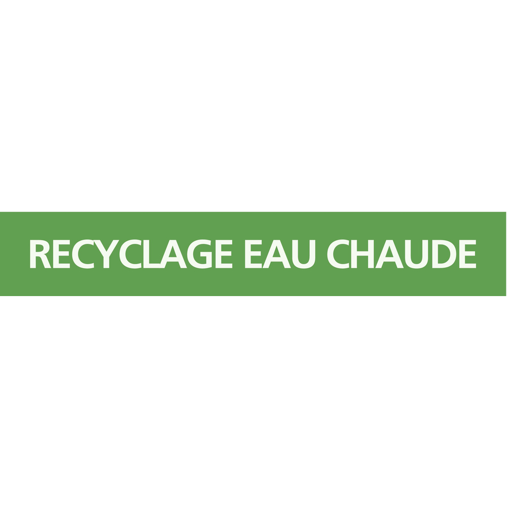 Recyclage eau chaude 156x26mm (20 adhesifs tuyauterie) TALIAPLAST - 732805