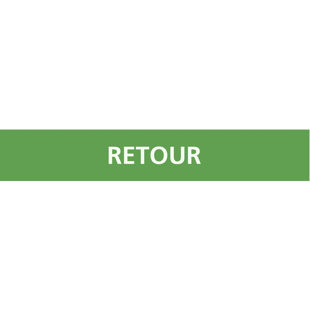 Retour 156x26mm (20 adhesifs pour tuyauterie) TALIAPLAST - 732807