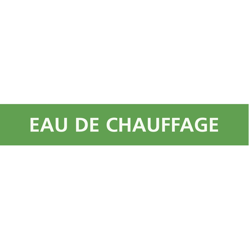 EAU DE CHAUFFAGE 156x26mm (20 ADHESIFS POUR TUYAUTERIE) TALIAPLAST - 732813
