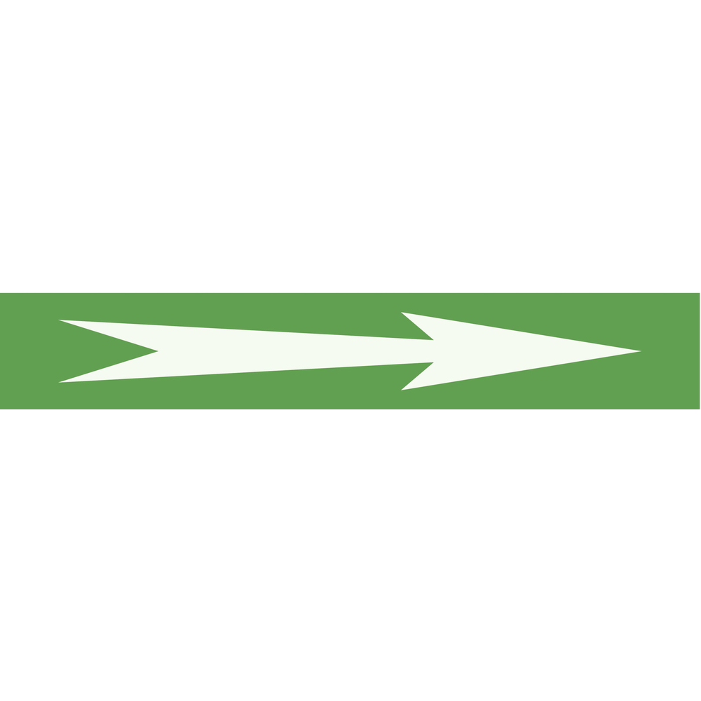 Signalétique de marquage EAU 156X26 Flèche 156x26mm (20 adhesifs pour tuyauterie) TALIAPLAST - 732820