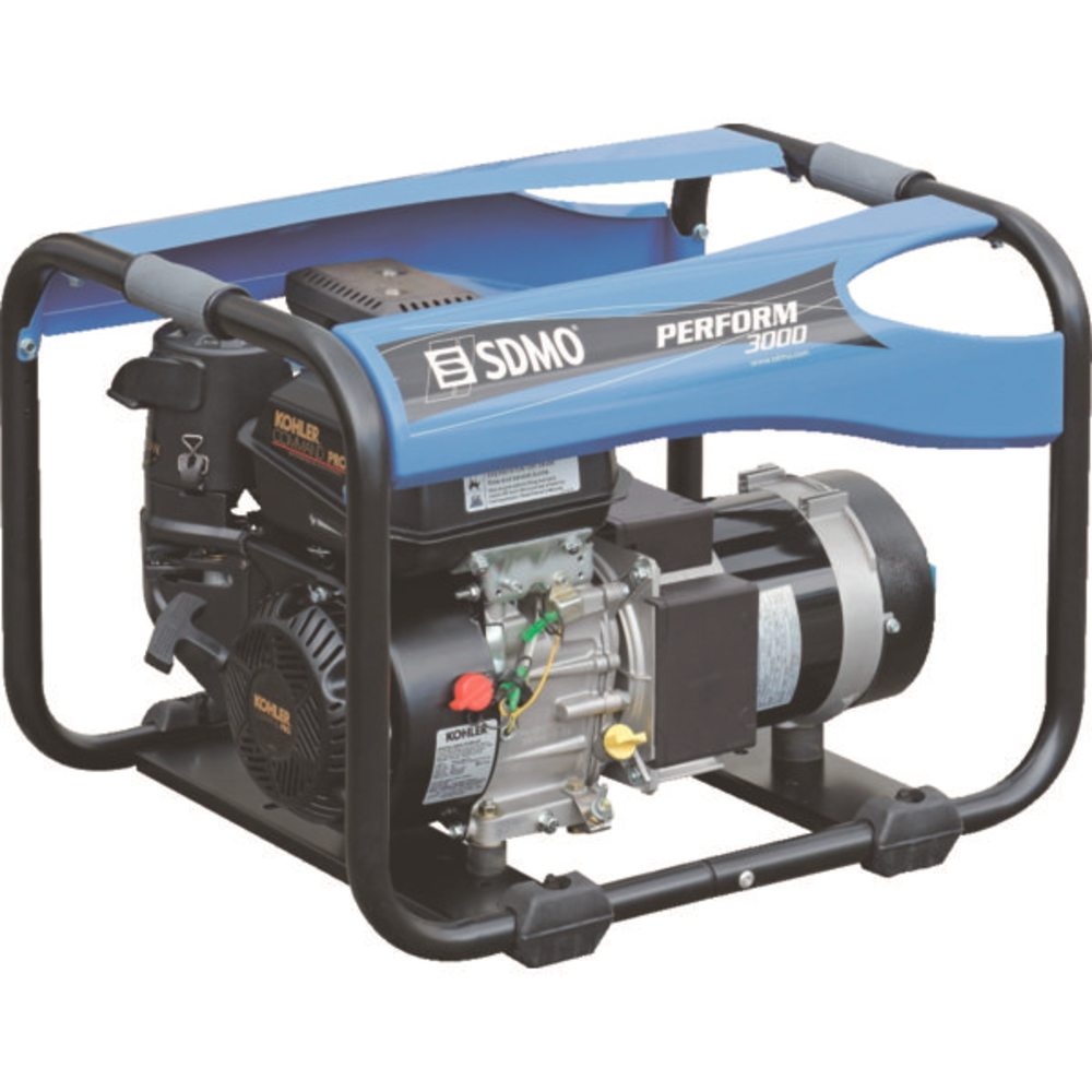 Groupe électrogène Perform 3000 C5 230V moteur essence kohler 3kW SDMO PERFORM3000
