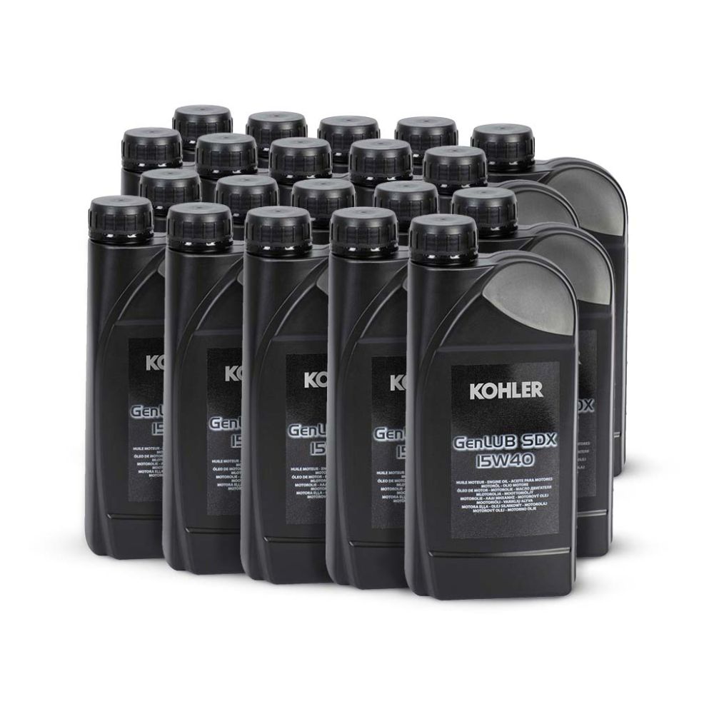 Carton 20 bidons huile 1L 15W40 SDMO - 3499231036204