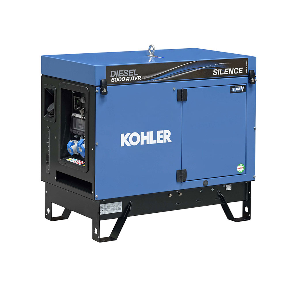 Groupe électrogène diesel 6000 A SILENCE AVR C5 RCD REHLKO - 3499231920909
