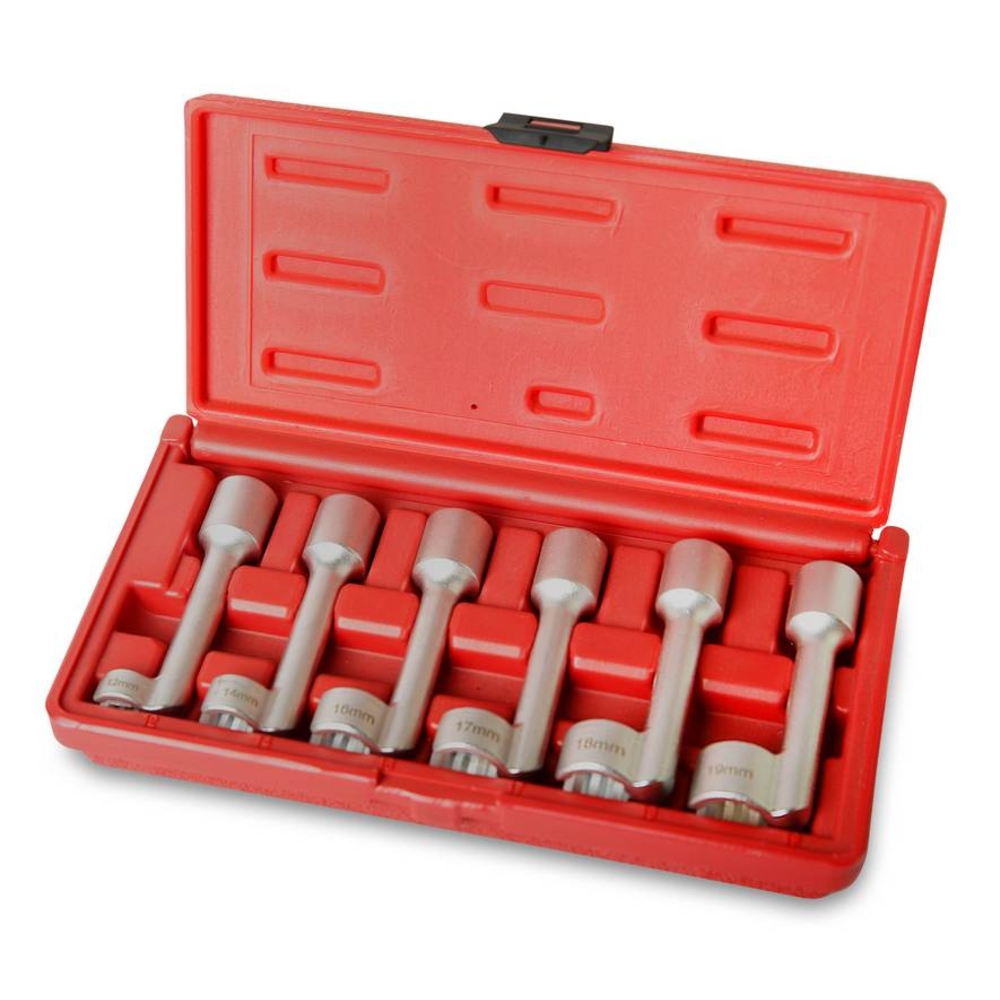 6 CLES A TUYAUTER 12 PANS 3/8 DEPORTEES POUR INJECTEURS SAM OUTILLAGE - 104AJ6