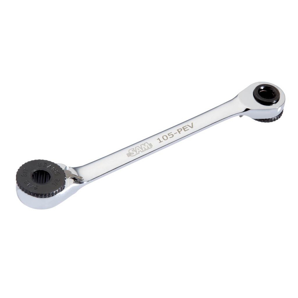 CLE COUDEE MAGNETIQUE PORTE-EMBOUTS 1/4' 5/16' SAM OUTILLAGE - 105PEV