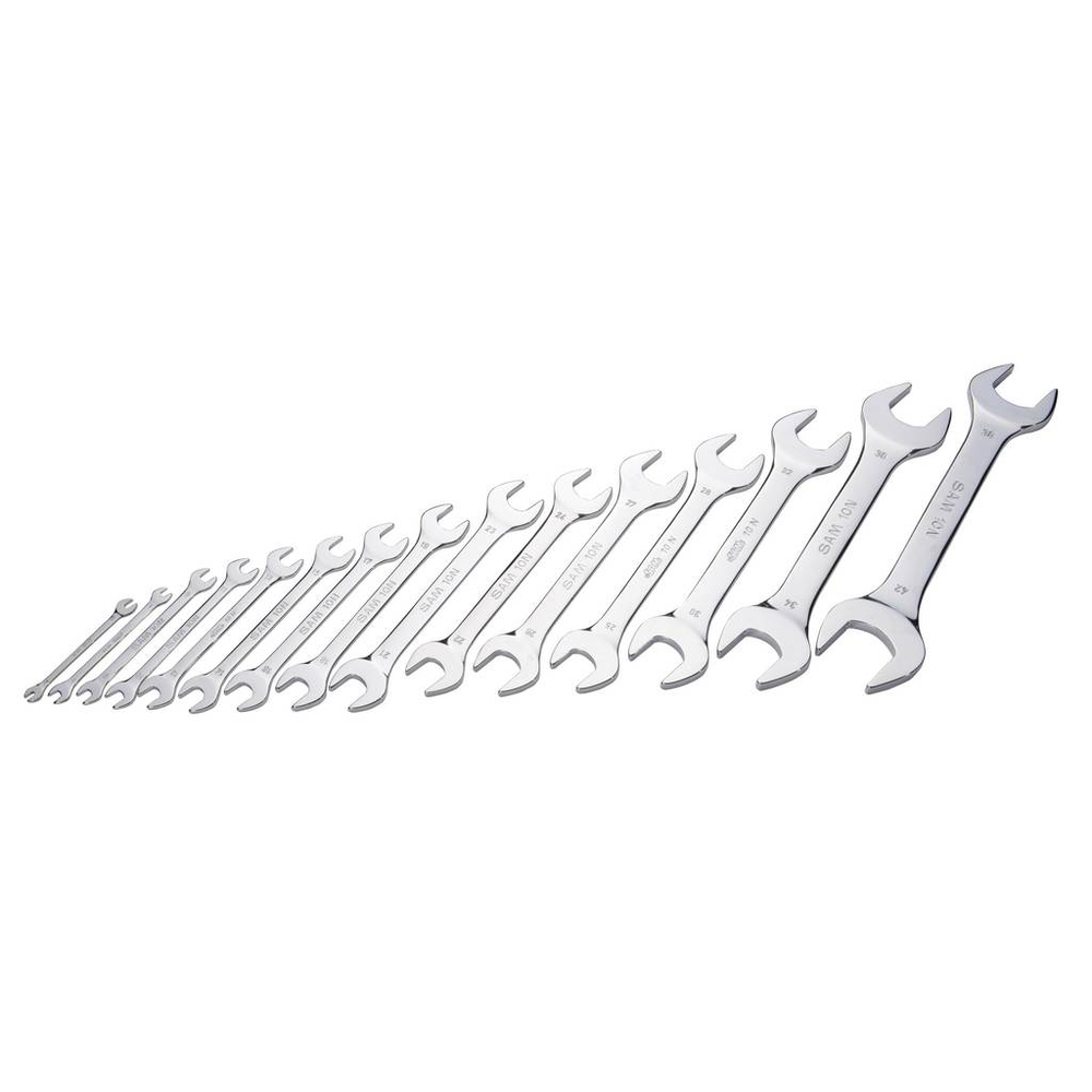JEU DE 15 CLES A FOURCHES SAM OUTILLAGE - 10NJ15P