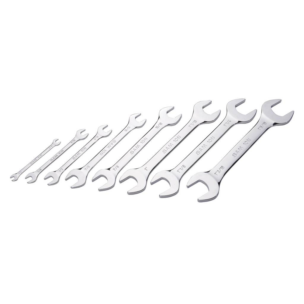 JEU DE 8 CLES A FOURCHES EN POUCES SAM OUTILLAGE - 10NJP8
