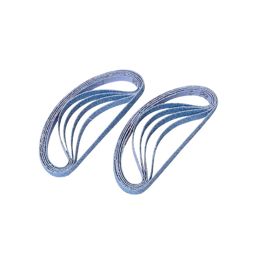 Paquet de 10 bandes abrasives 10x330 mm grain 60 SAM OUTILLAGE - 131060