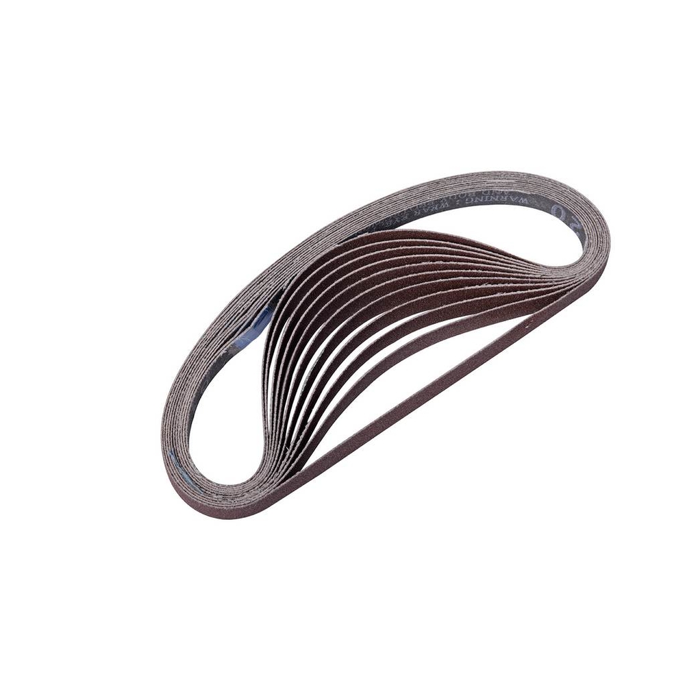 Paquet de 10 bandes abrasives 6x457 mm grain 60 SAM OUTILLAGE - 1325660