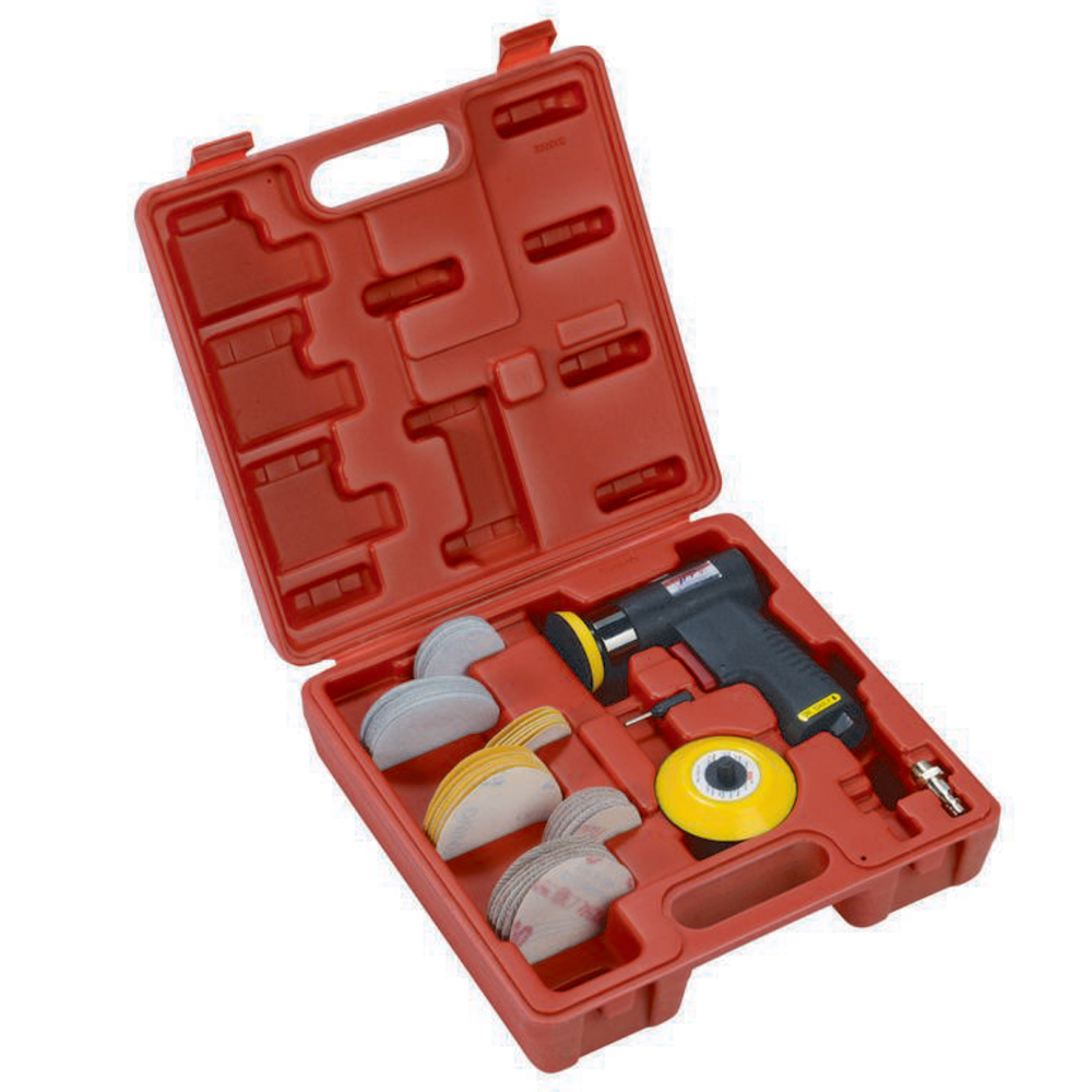MINI POLISSEUSE EN COFFRET AVEC KIT LUSTRAGE SAM OUTILLAGE - 1565C90