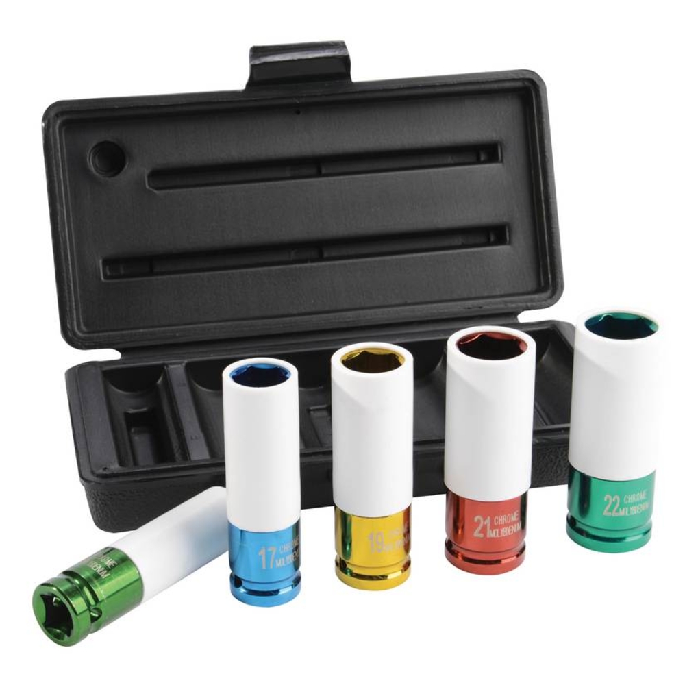 Coffret de douilles 1/2 à chocs longues protégées SAM OUTILLAGE - 1914195