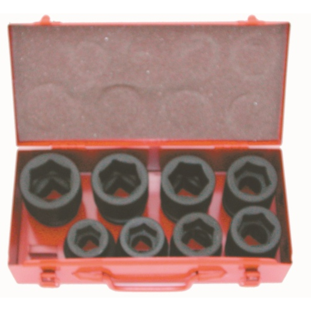 COFFRET DE 8 DOUILLES CHOCS 1' DE 24 A 41 MM SAM OUTILLAGE - 19170