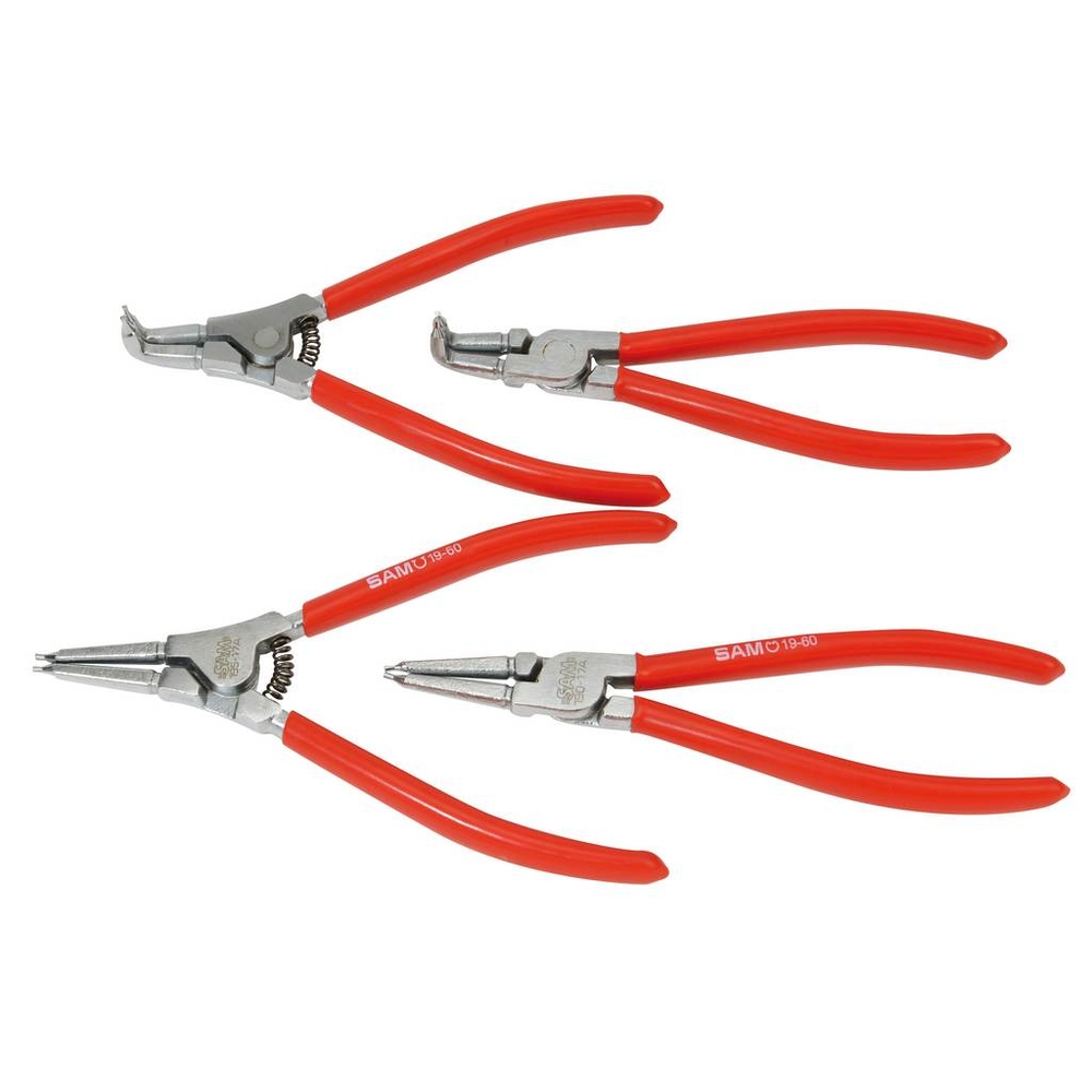JEU DE 4 PINCES CIRCLIPS SAM OUTILLAGE - 191J4