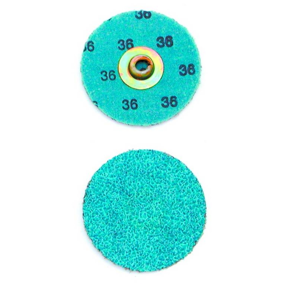 DISQUE ABRASIF 'QUICK CHANGE' D.50 GRAIN 60 SAM OUTILLAGE - 1962660