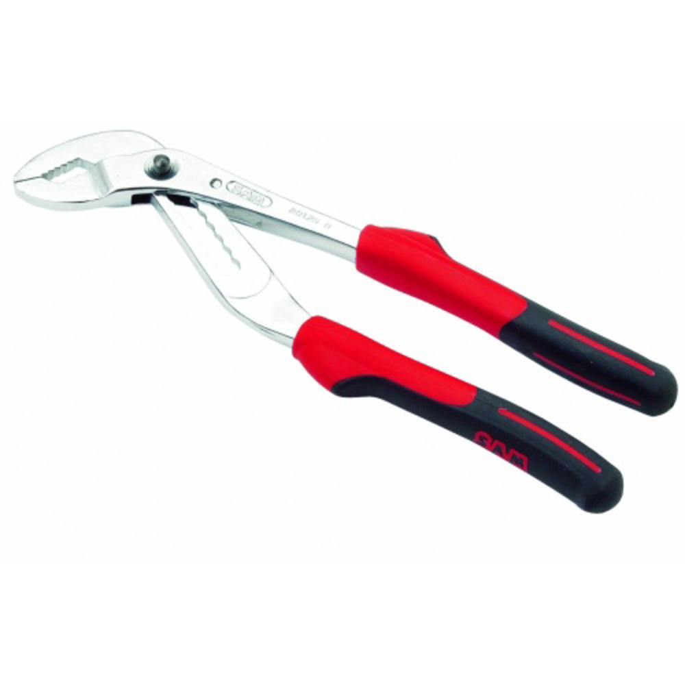 Pince multiprise bi-matiere a bouton poussoir SAM OUTILLAGE - 20125