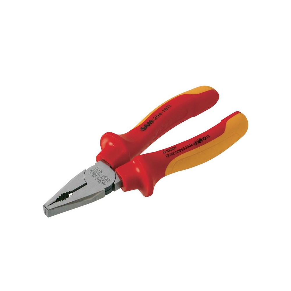 PINCE UNIVERSELLE ISOLEE 165 MM SAM OUTILLAGE - 20416TI