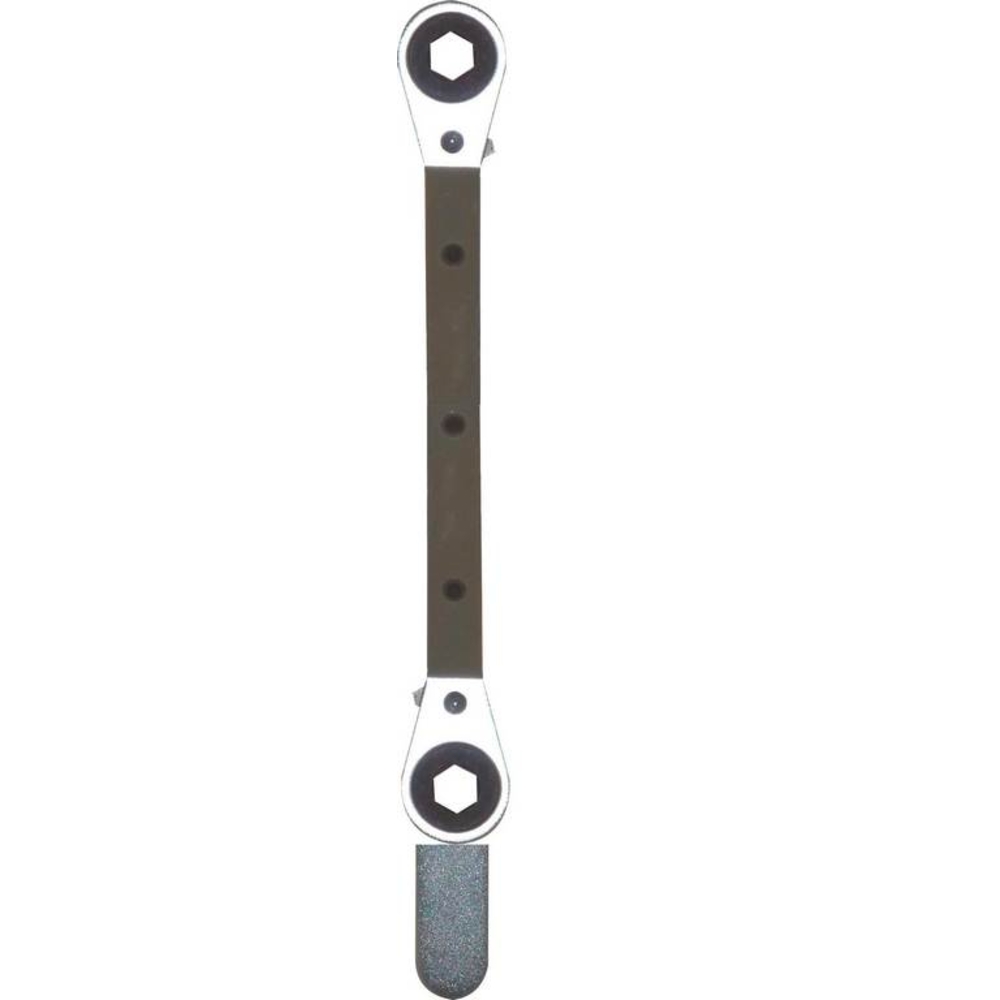 CLE COUDEE DOUBLE CLIQUET 8 ET 12 MM SAM OUTILLAGE - 2158+12