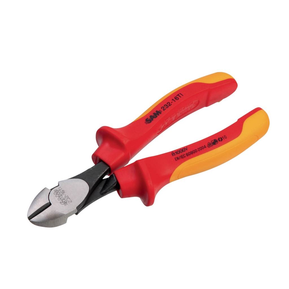 PINCE COUPANTE DIAGONALE ISOLEE 165 MM SAM OUTILLAGE - 23216TI
