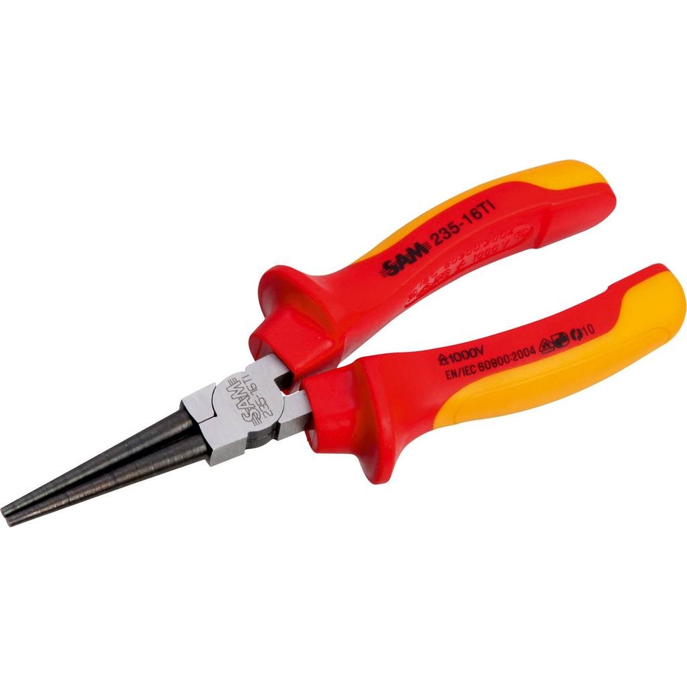 PINCE BEC ROND ISOLEE 160 MM SAM OUTILLAGE - 23516TI