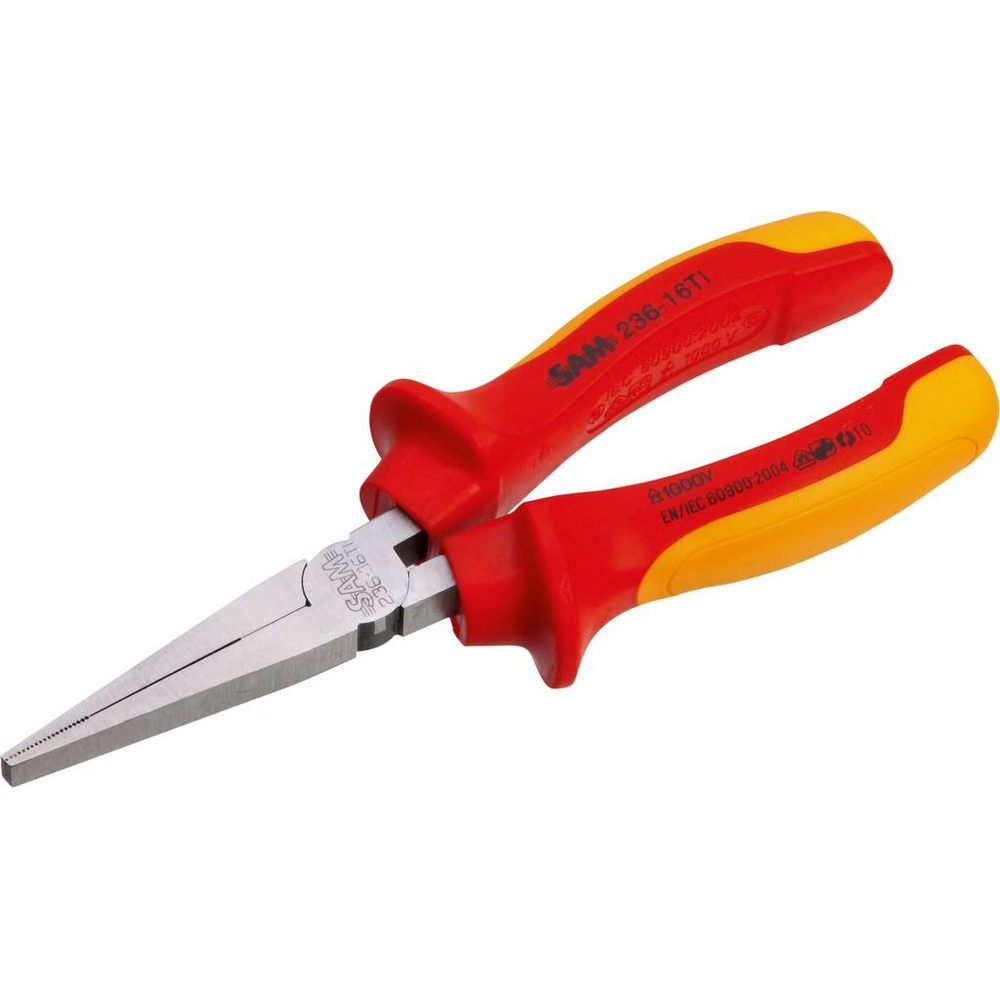 PINCE BEC PLAT ISOLEE 160 MM SAM OUTILLAGE - 23616TI