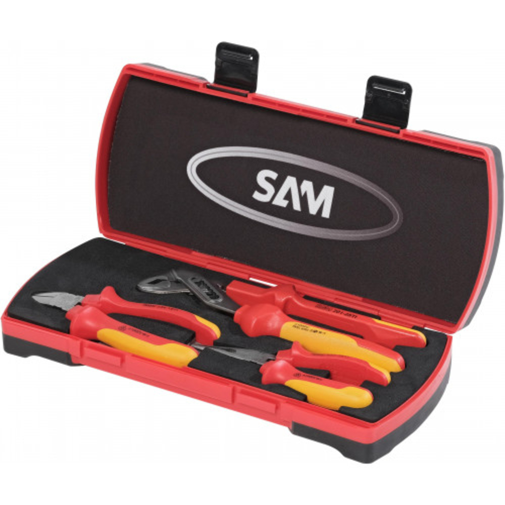 JEU DE 3 PINCES ISOLÉES 1000V SAM OUTILLAGE - 237J3TI