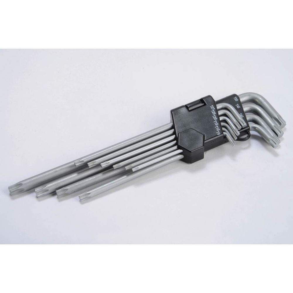 JEU DE CLES TORX LONGUES AVEC SUPPORT DE RANGEMENT SAM OUTILLAGE - 24393