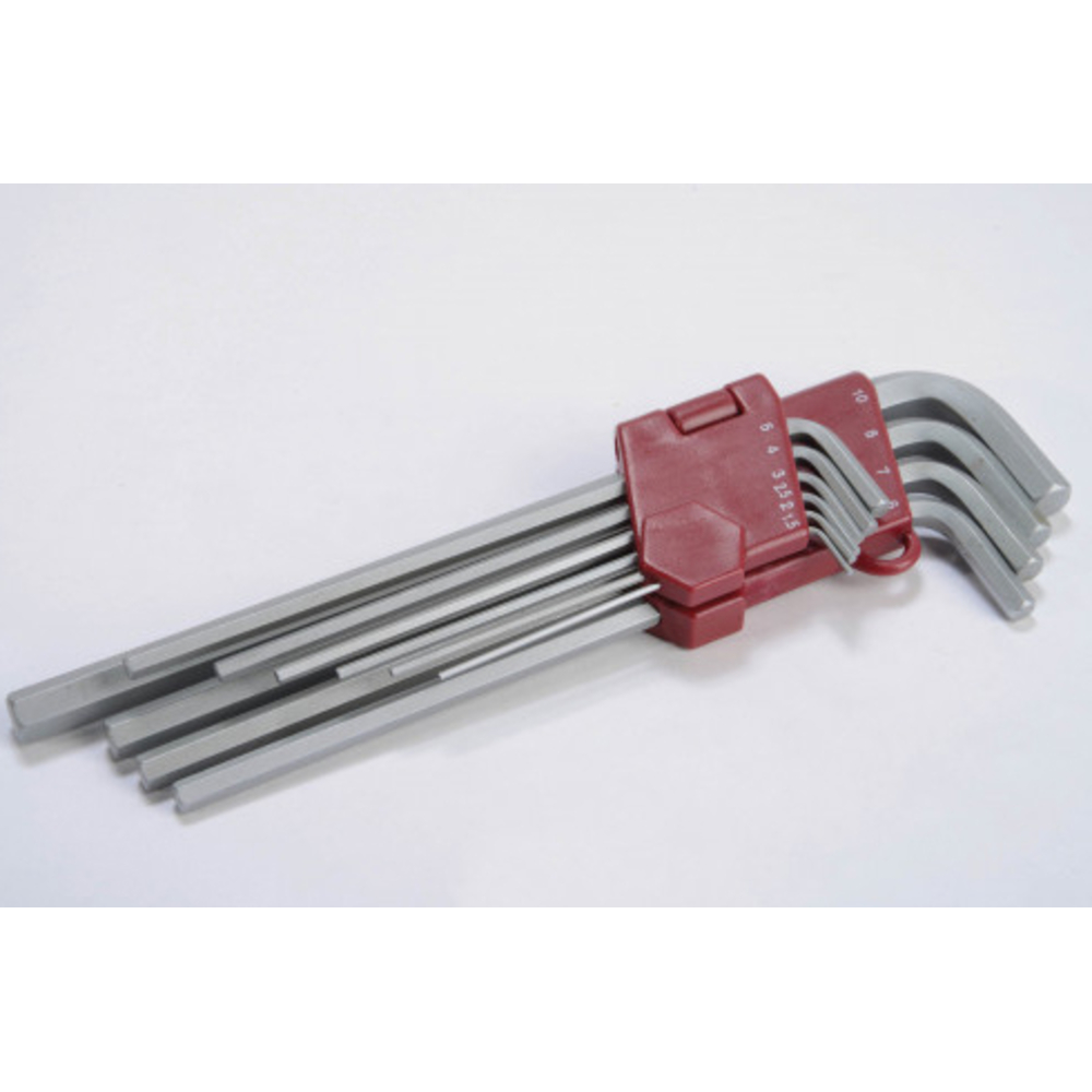 JEU DE CLES MALES 6 PANS LONGUES AVEC SUPPORT DE RANGEMENT SAM OUTILLAGE - 24490