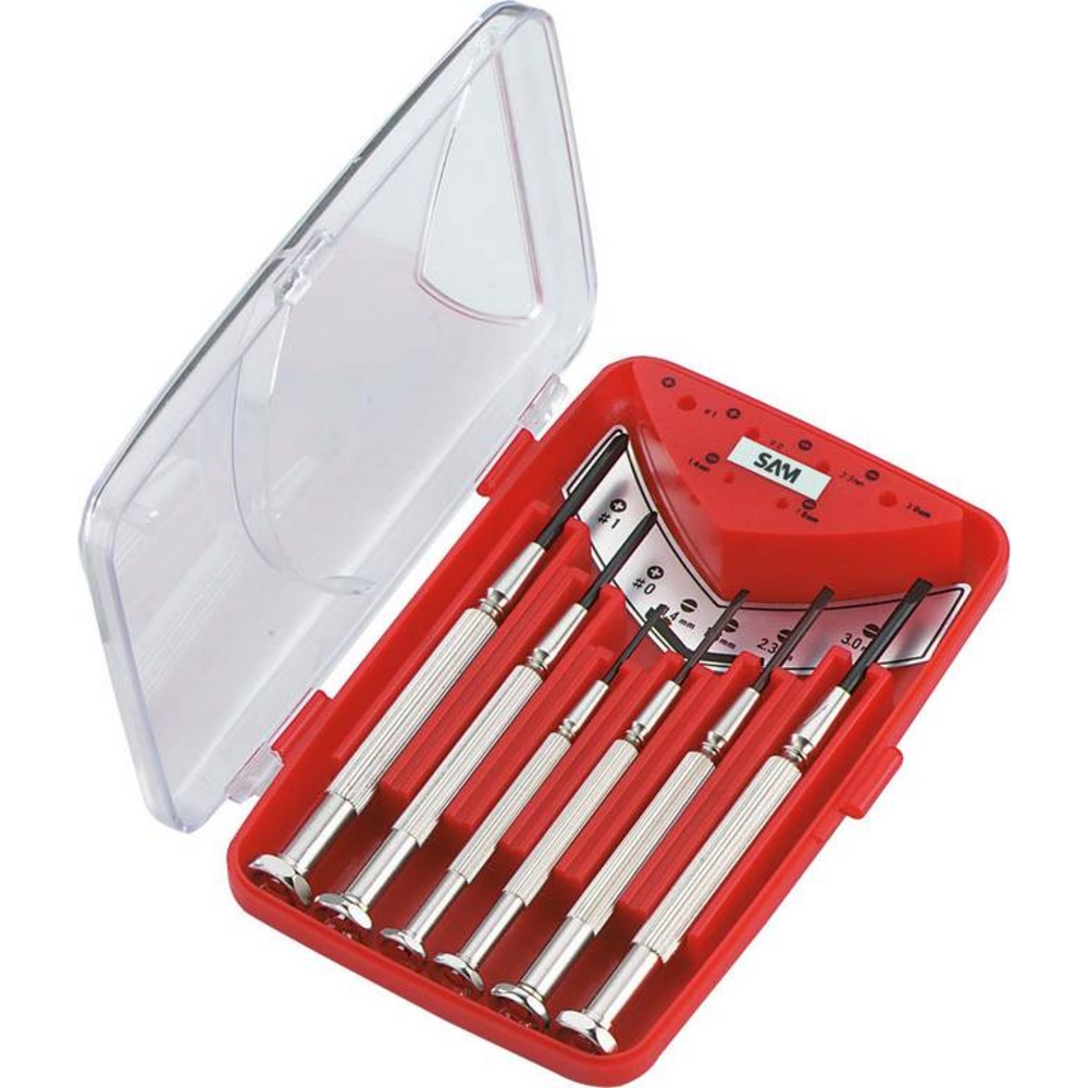 COMPOSITION 6 MICRO-TOURNEVIS FENTE-PHILLIPS SAM OUTILLAGE - 269BJ61