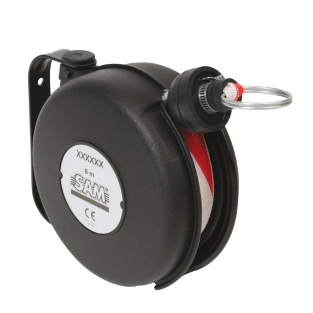 Enrouleur de bandeau securite 8 metres SAM OUTILLAGE - 2863