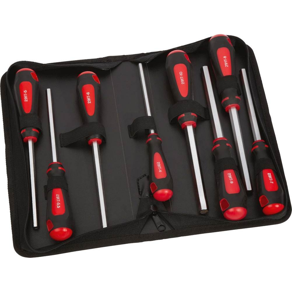 TROUSSE 9 CLES A DOUILLE EMMANCHEES SAM OUTILLAGE - 291TR9